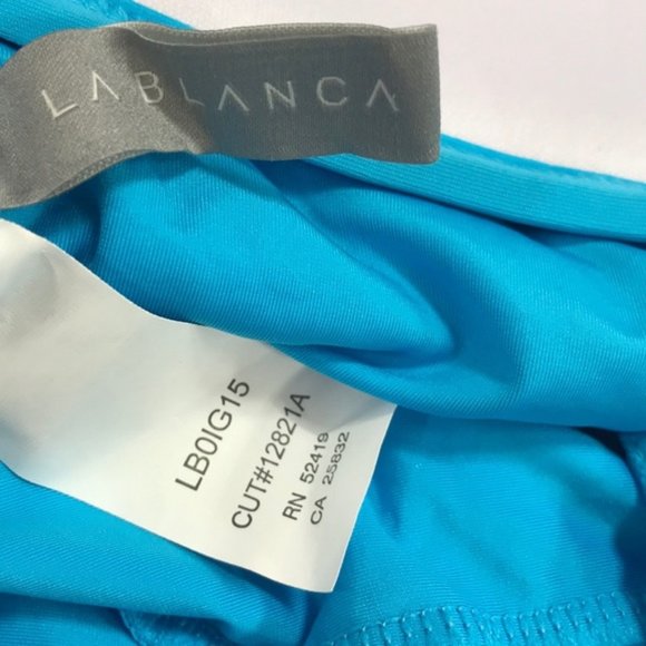 LA BLANCA Island Goddess Twist Front Keyhole Swimsuit - Picture 8 of 8